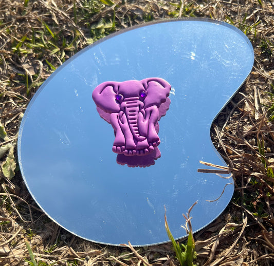 Purple Elephant Magnet
