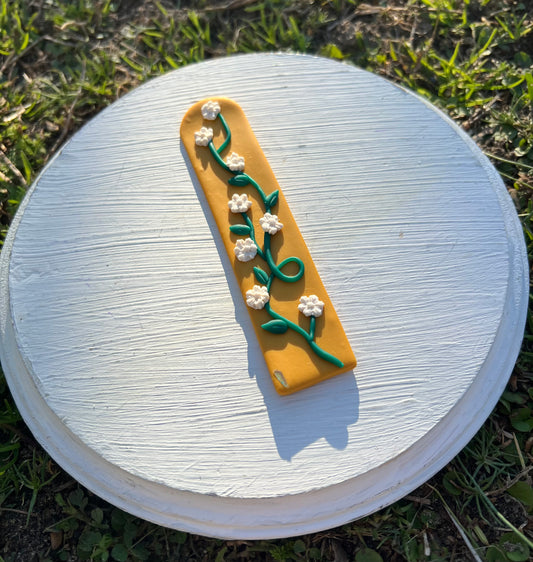 Yellow Floral Bookmark