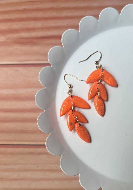 Glitter drop; Orange