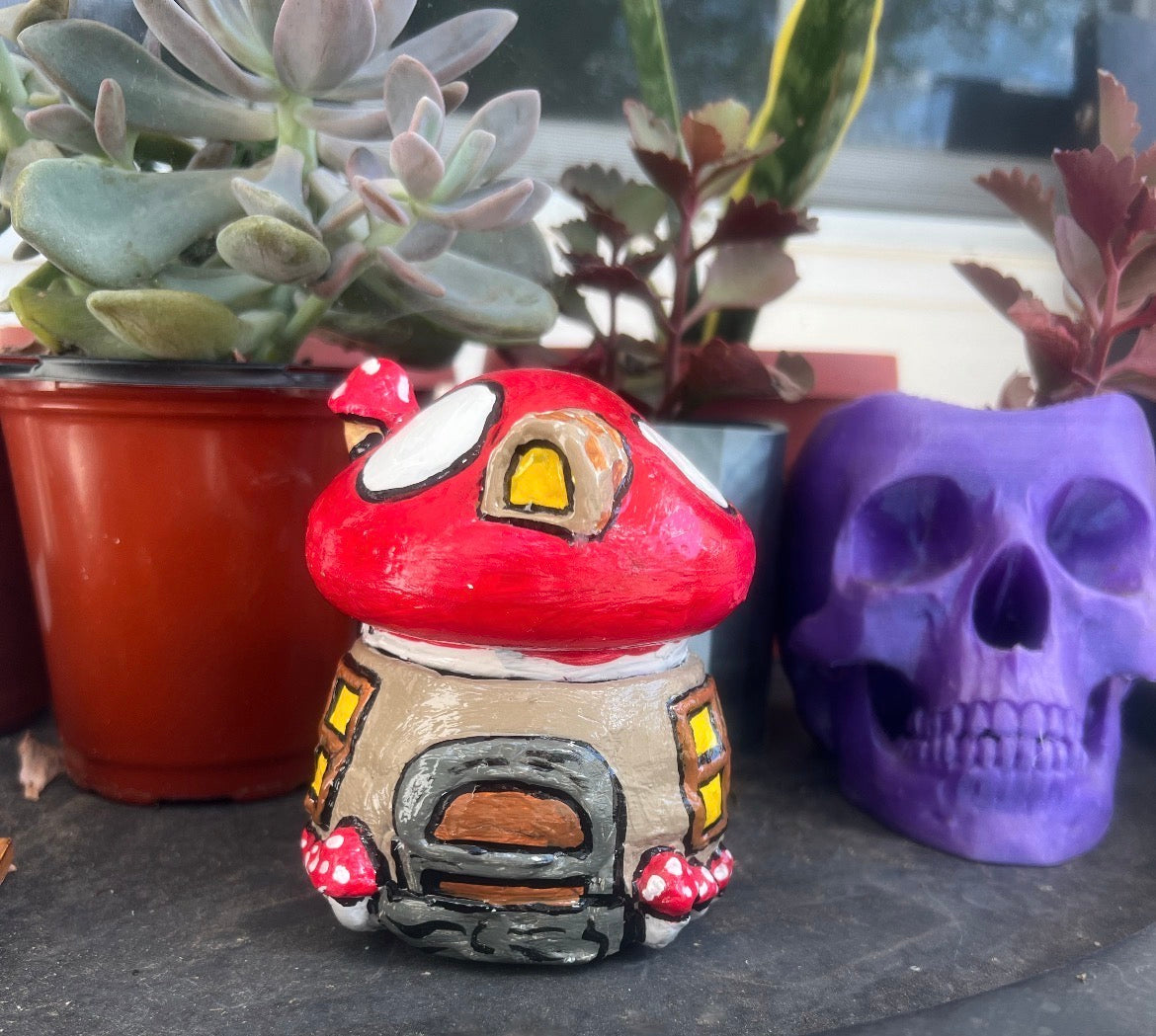 Handmade Mushroom Container