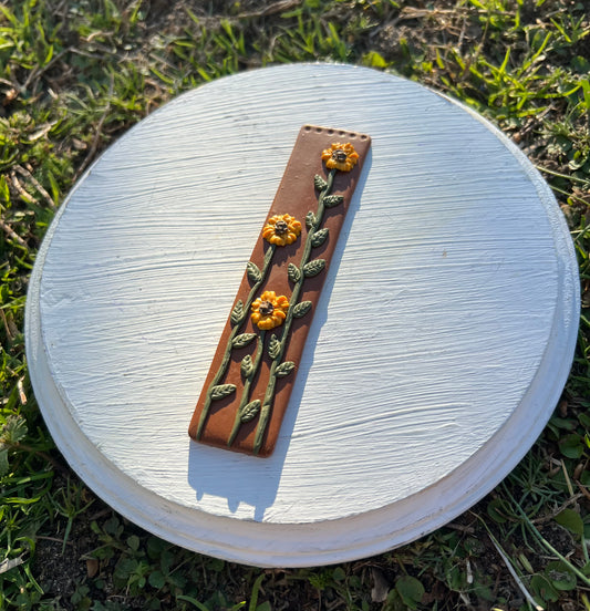 Brown Sunflower Bookmarks